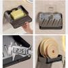 Pack Of 2 Soap Holders No Drilling Required Wall Mounted Self Adhesive Soap Dish with Drain for Bathroom and Kitchen