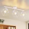Ceiling Spotlight - NETTLIFE - 3-bulb E14 Spotlight - White - 350° Swivel - Metal