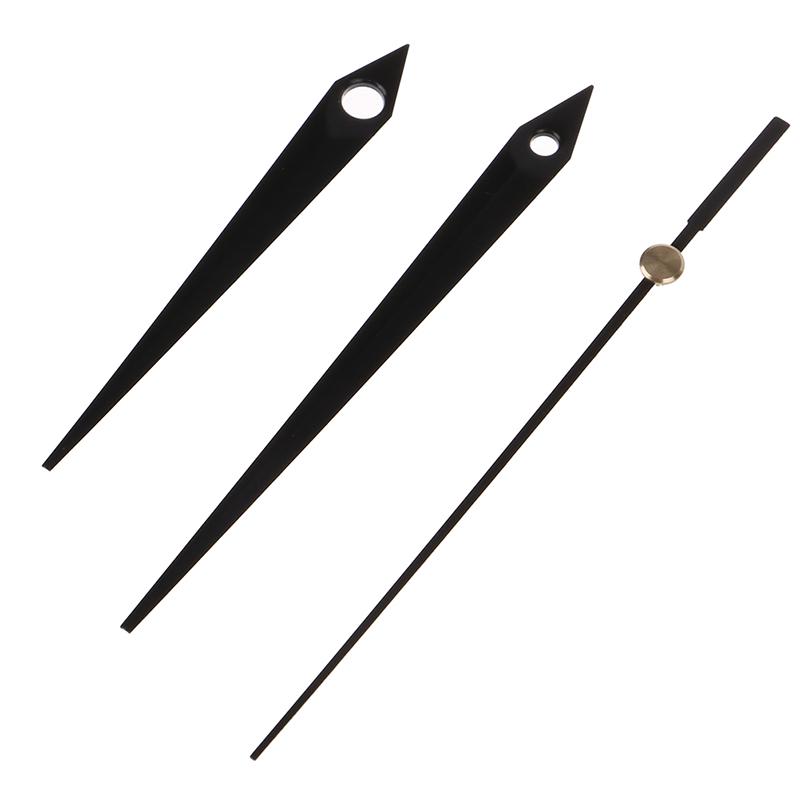 Quartz Clock Movement Mechanism Black Hands DIY Wall Clock Repair Parts Kit Tool