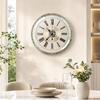 Decorative Wall Clock with Roman Numerals Large for Office, Entryway