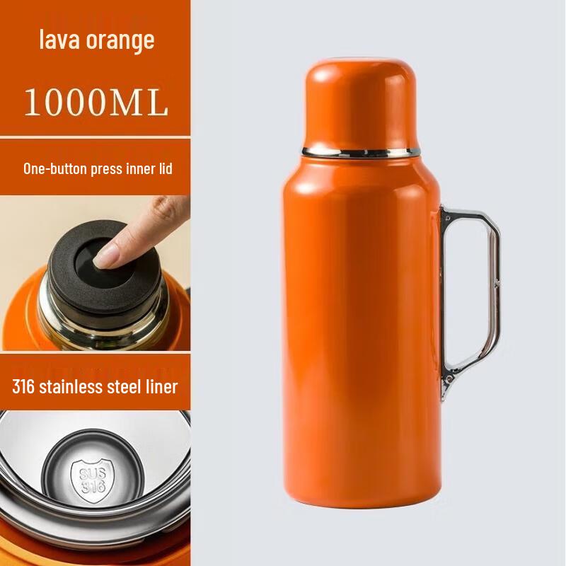 Wu Chaju Dexin 1000ml 316 Stainless Steel Insulated Tea Pot