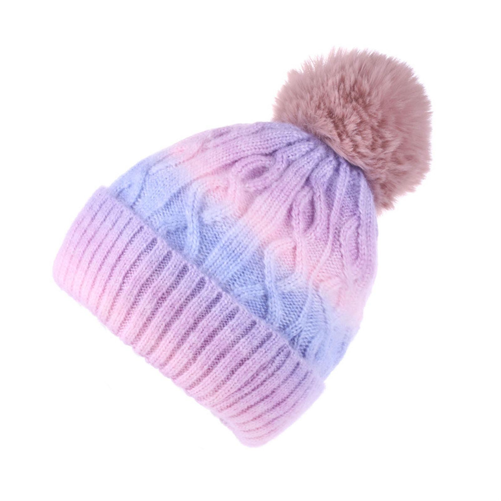 

Зима, чоловіки, жінки, в’язані шапки з флісовою підкладкою, м’які термошапки для холодної погоди на вулиці One Size