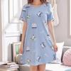 Cute Women's Nightgowns Fashion Night Wear Summer Nightdress Cartoon Femme Sleepwear Pijamas Pyjama