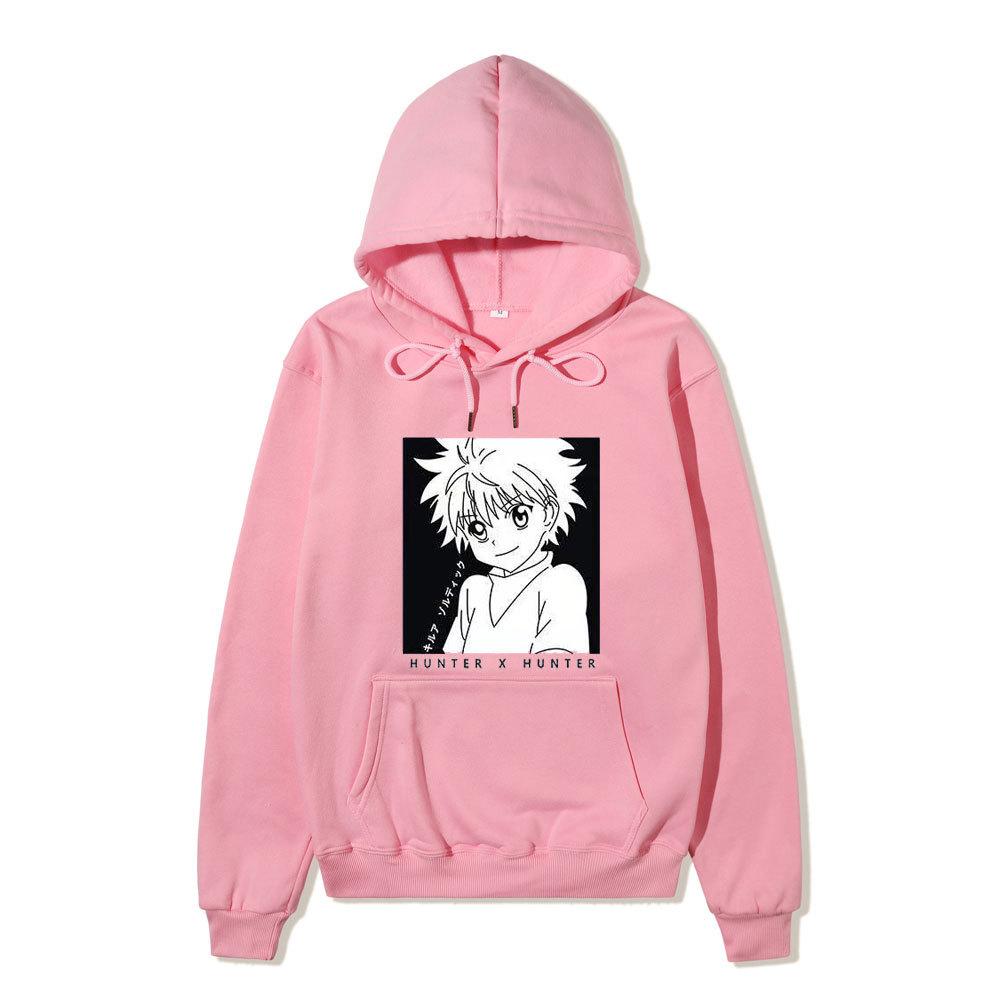 Hunter X Hunter Killua Zoldyck Japanese Anime Hoodie Sweatshirt Casual Unisex Autumn Winter Fleece Streetwear Tops