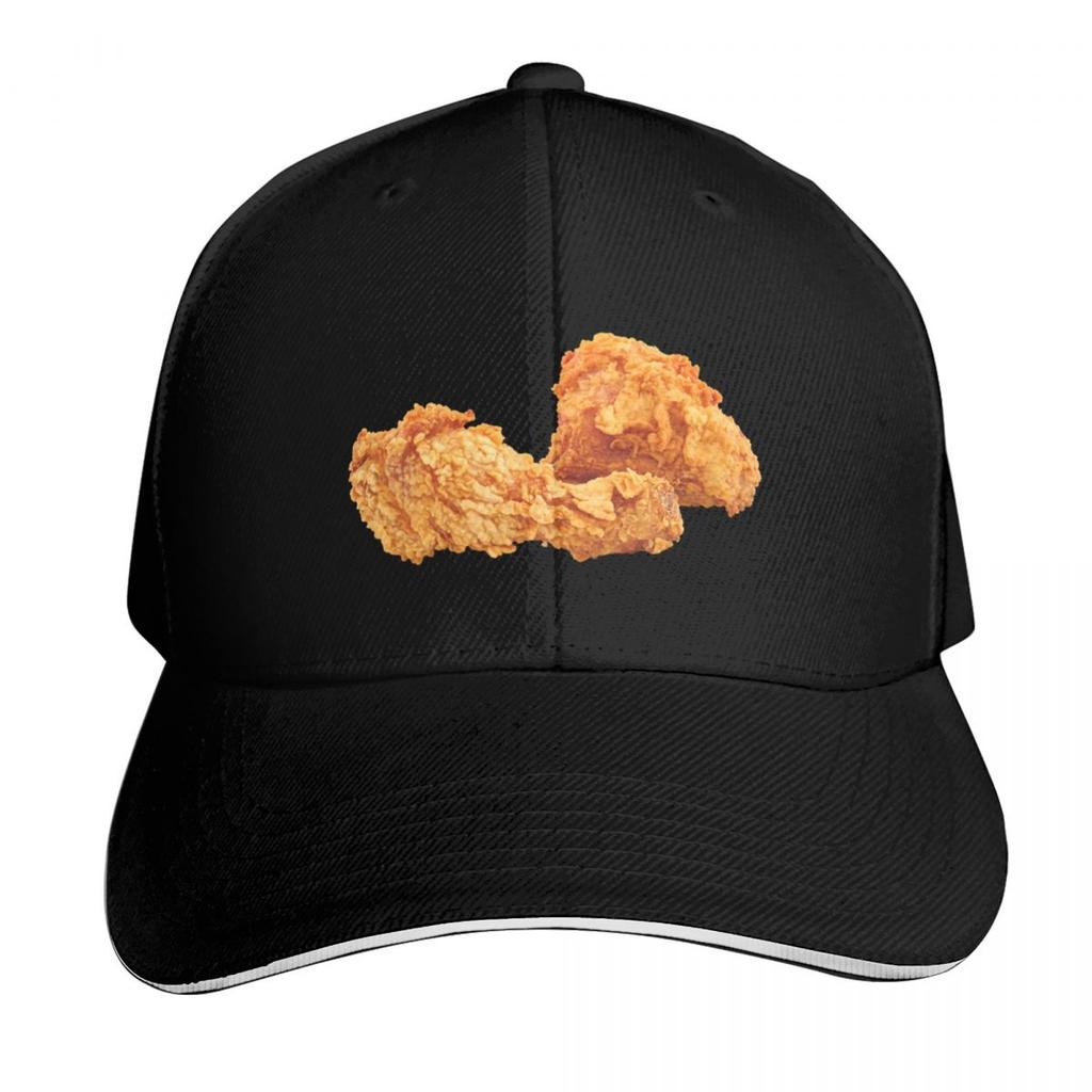 Fried Chicken Baseball Cap Vintage Beach Bag Hat Unisex For The Sun Golf Hat Unisex For Unisex Womens