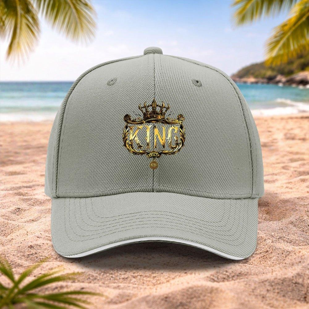 Golden Crown KING Adjustable Baseball Cap for Unisex  Women  Lightweight Unisex Crowned Cap