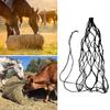 Small Hole Feeding Net Hanging Travel Feeder for Stall Hay Net Slow Feed Hay Bag 36Inch Hanging Hay Feeder for Horse