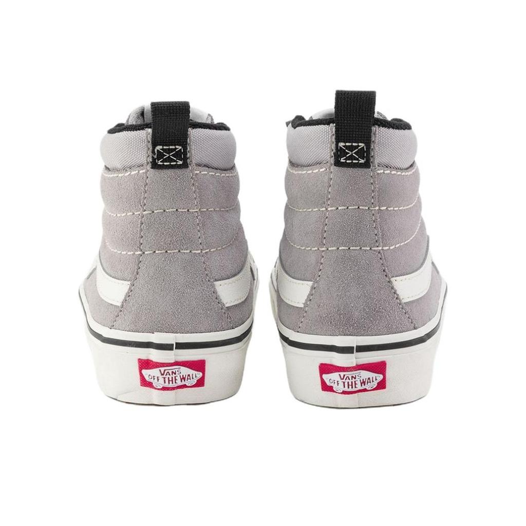 Vans Mte Sk8-Hi Insulated Outdoor Fashion Comfortable High-Top Skate Shoes Unisex Sneakers Gray White VN000EB4KAQ