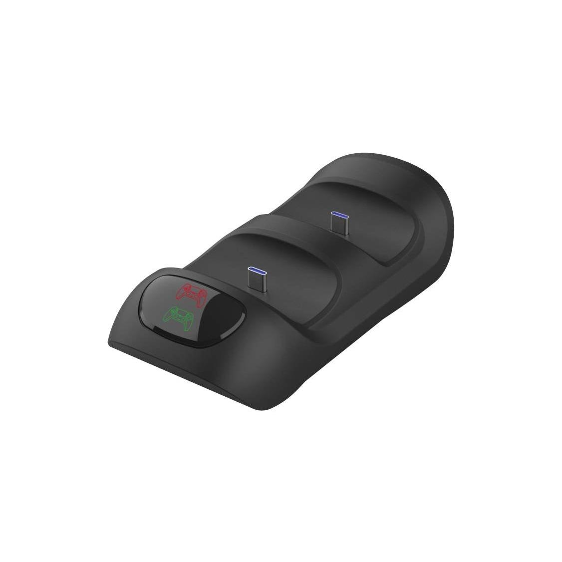 

Док-станция для зарядки контроллера Dual Sense Двойное зарядное устройство с USB для PS5 USB Внешнее Package:9*3.7*18.3cm чёрный