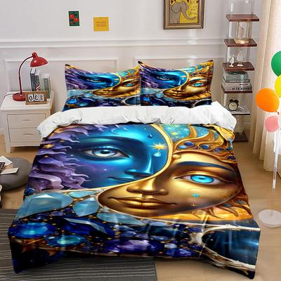 Sun, Moon, and Stars. Bedding Sets Duvet Cover Sets Duvet Covers Pillowcases(1 * Duvet Cover 2 * Pillowcases Without Duvet Insert)