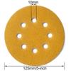 100PCS 5-Inch 8-Hole Hook and Loop Sanding Discs 120-Grit Random Orbit Sandpaper, 100-Pack