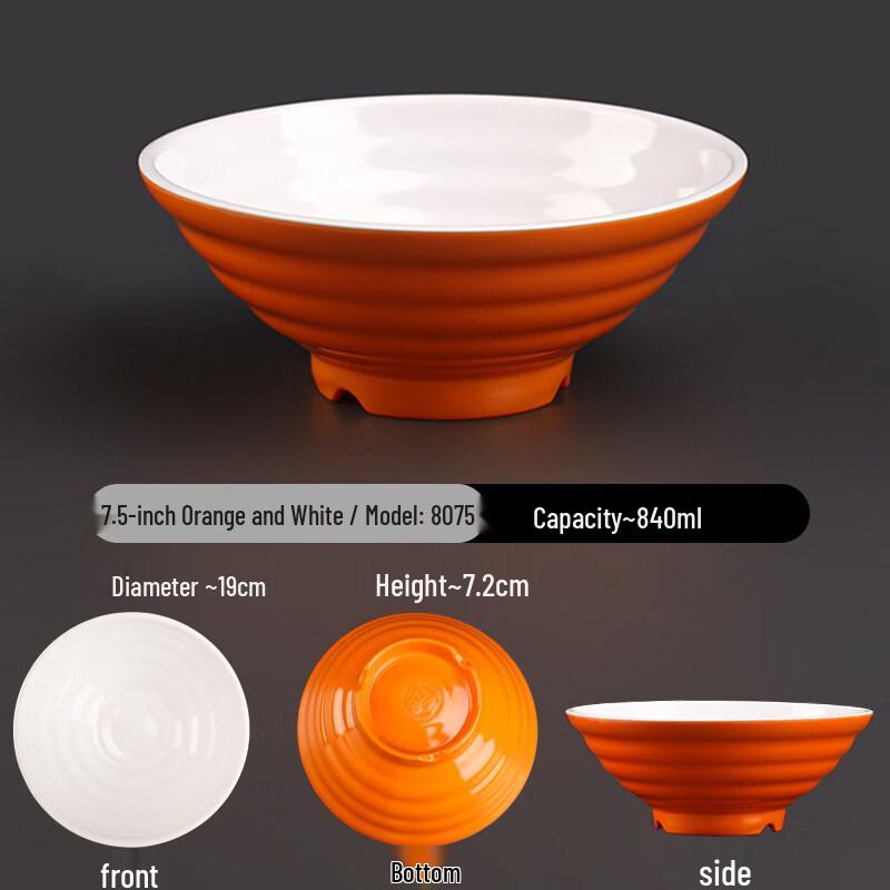 Di Ruien A5 Melamine Noodle & Soup Bowls
