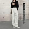 Nettext Suit Pants Women's Spring and Autumn New Mopping High-waisted Wide-leg Pants Drape Casual Straight Narrow Version Small Pants