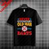Thats Why IM Here Funny Dart and Beer Graphic TShirt 100 Cotton Short Sleeve Casual Tee Outdoor Activities  Social Events
