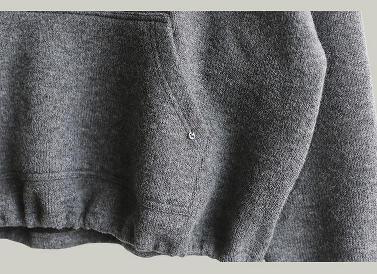 Women's Plus Velvet Thickened Hooded Sweatshirt - Autumn/Winter Casual Loose Slimming Fleece Top