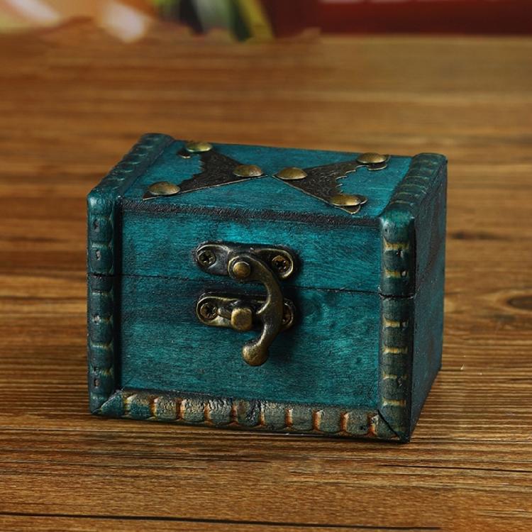 Eleganckie Pudełko do Przechowywania z Zamknięciem Zabezpieczającym Duża Pojemność Drewniane Organizery na Biżuterię Pamiątki Rodzinne