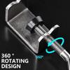 4/6pcs Multipurpose Table Hooks For Bags In Silver Finish Multifunctional Table Purse Hangers Desk Organizers