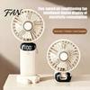 Cordless Handheld Cooling Fan Portable Fan, Foldable Mini with Strong Wind, 3 Speed Quiet Desk for Travel Office, USB Personal School
