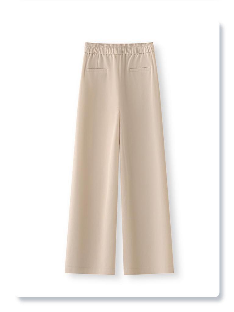 Women's High Waist Red Wide-Leg Sweatpants - Spring 2025 Collection