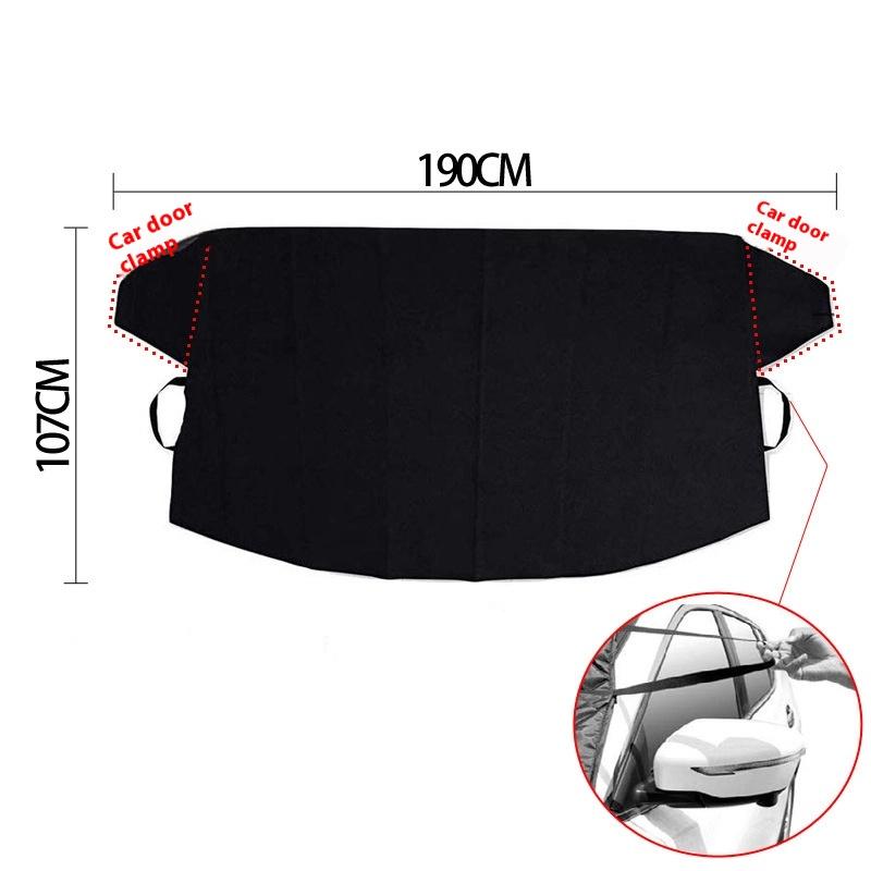 

Автомобильный чехол от снега, солнцезащитный тент, ткань с серебристым покрытием, защита лобового стекла от снега, защита от УФ-лучей, зимние уличные автомобильные аксессуары A