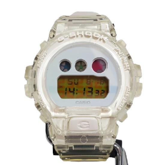 

USED Casio G‑Shock DW‑6900SP‑7JR 25th Anniversary Clear Skeleton Digital Watch