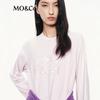 MO&Co. Velvet Print Cotton Long-Sleeve T-Shirt
