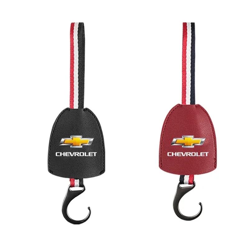 1pcs Leather Car Seat Back Hooks Portable Hanging Bag Rack For Chevrolet Colorado Cruze Spark Captiva Malibu Trax Aveo Camaro