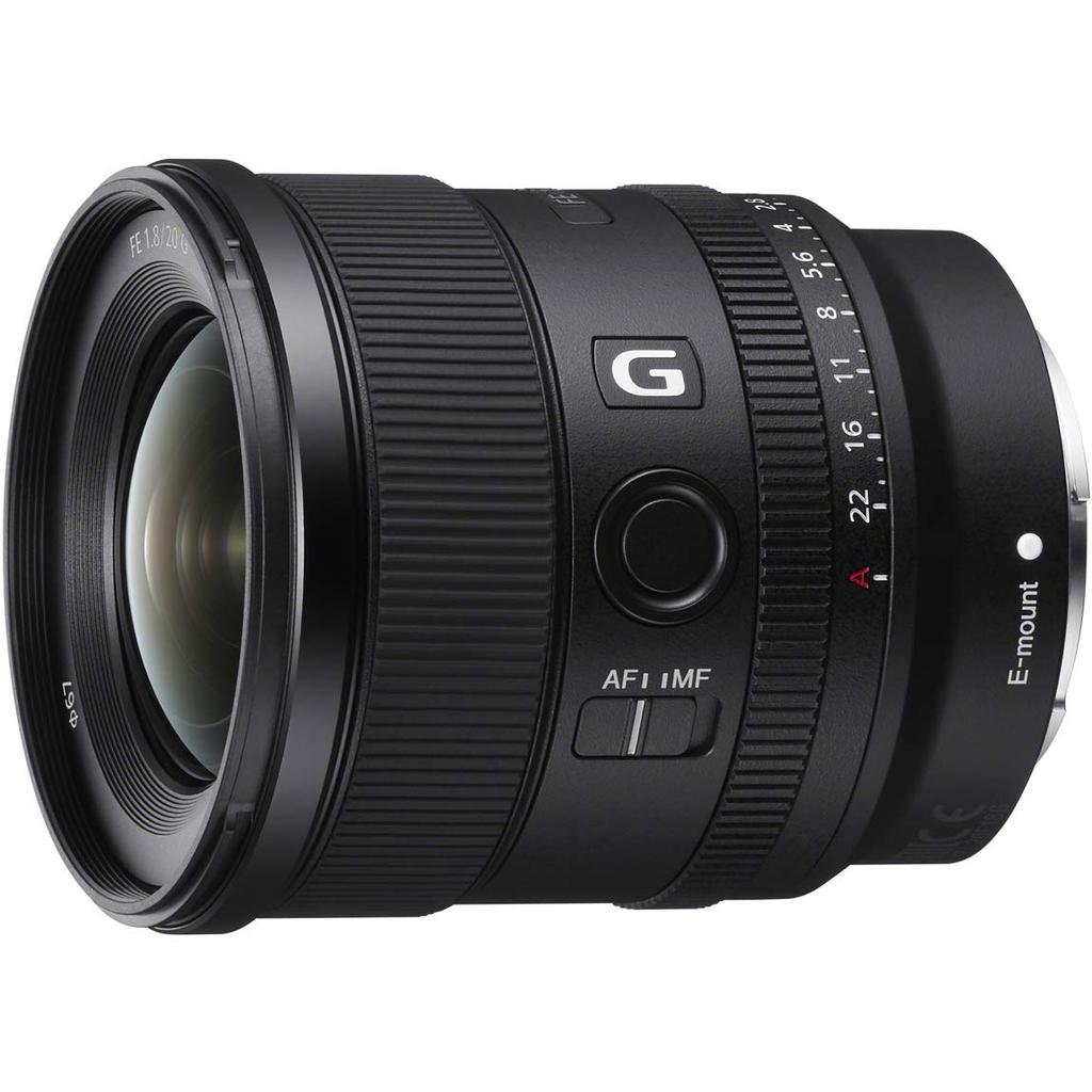 Sony single focal length lens Full size FE 20mm G G lens Lens for digital camera SEL20F18G / Wide-angle / / F1.8 / / single-lens [E mount] /