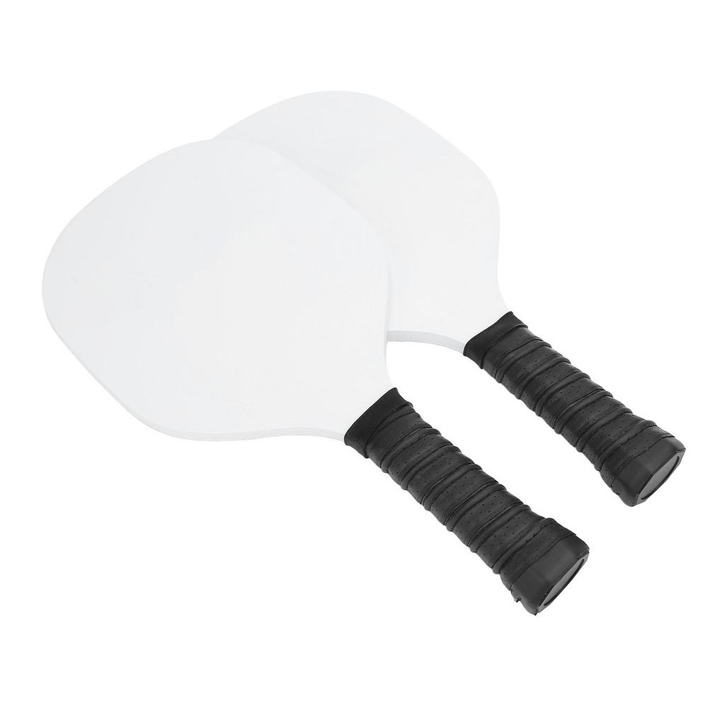 Bollpaddlar Set Halkfritt Komfort PU-grepp Stötdämpning Större Träffyta Poppelträ Bollpaddlar