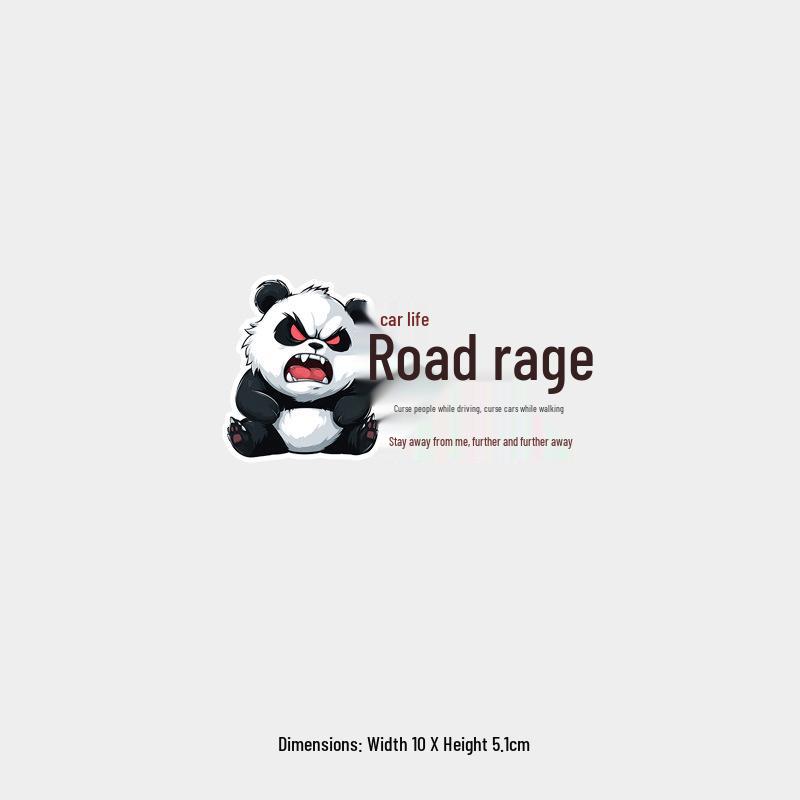 

Owner s Road Rage: Stay Away Reflective Car Sticker for Rear Windshield