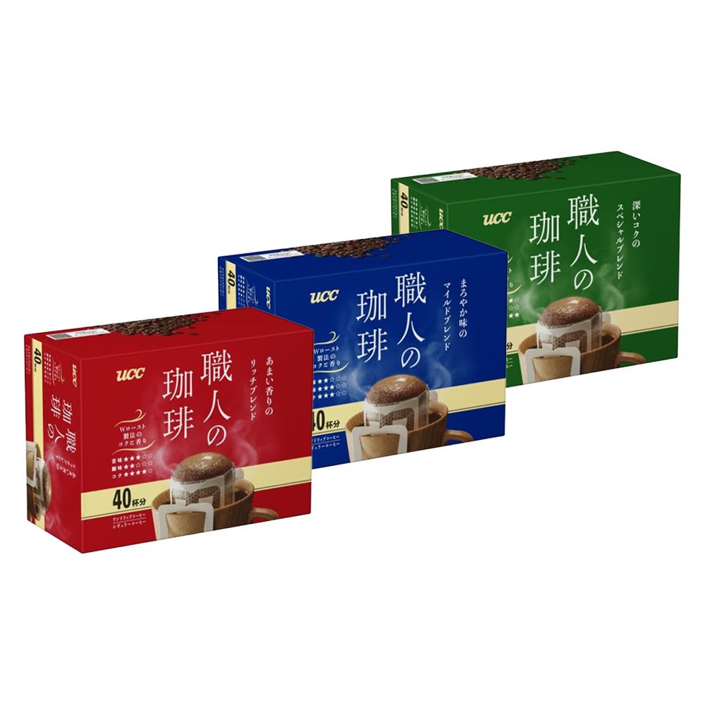 Japan UCC UESHIMA COFFEE Artisan Coffee One Drip Coffee 40 Cups (Rich Blend / Mild Blend / Special Blend)