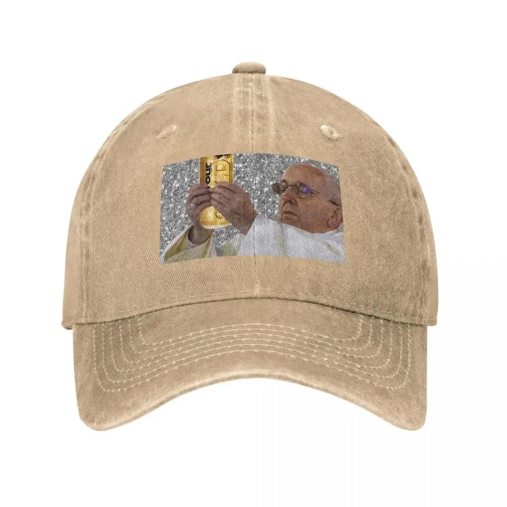 Pope with Gold Four Loko Baseball Cap Bobble Hat Cosplay Mens Womens