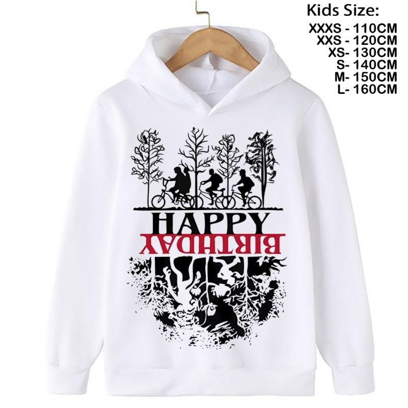 The Demogorgon Hawkins Cannibal Flower Hoodie Kids Cartoon Boys Girls Children Sweatshirts