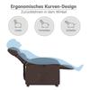 VidaXL Fauteuil Inclinable, Chaise de Relaxation avec Dossier et Repose-pied Réglables, Siège de Salon, Moderne, Marron 3204042