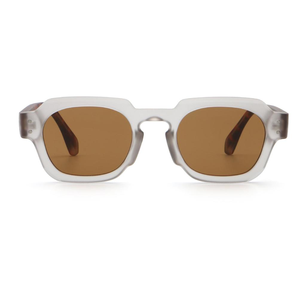 Women's Trendy Square Frame Pin-In Sunglasses - European & American Street Style