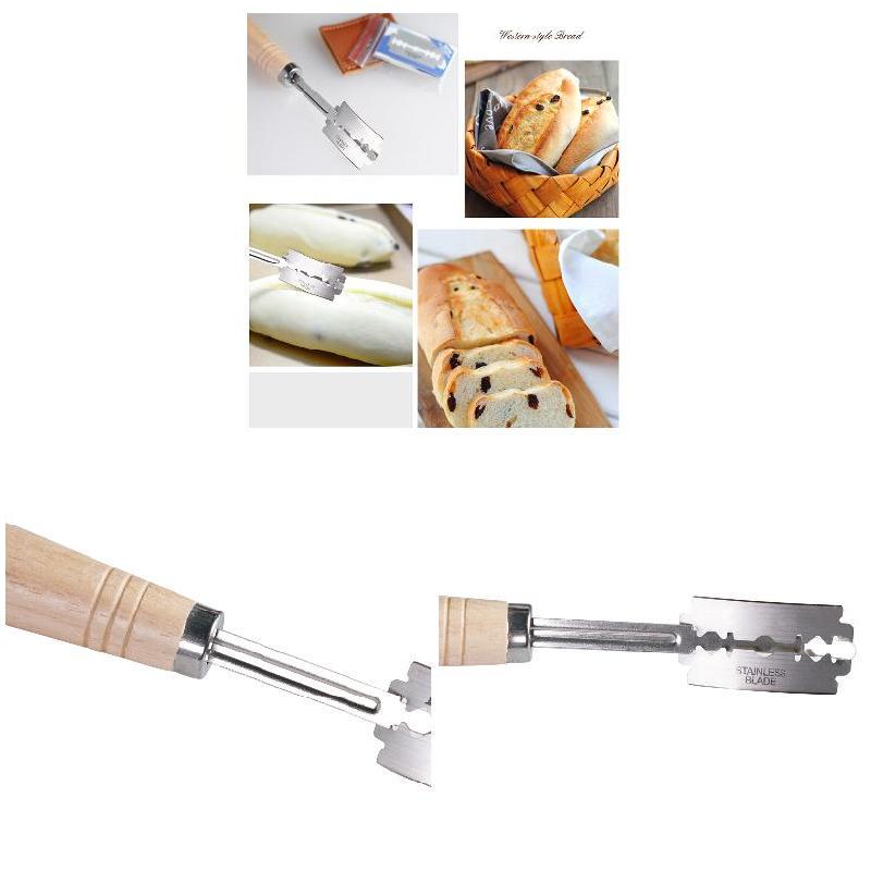 Stainless Steel Blades Bread Cutter for Slashing Scoring Bread Dough with 4 Blades