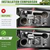 Upgrade Cup Holder Erts For 2014-2024 Toyota 4Runner Center Console Cupholder Coaster Liner Replaces Mat For 4 Runner Interior Accessories