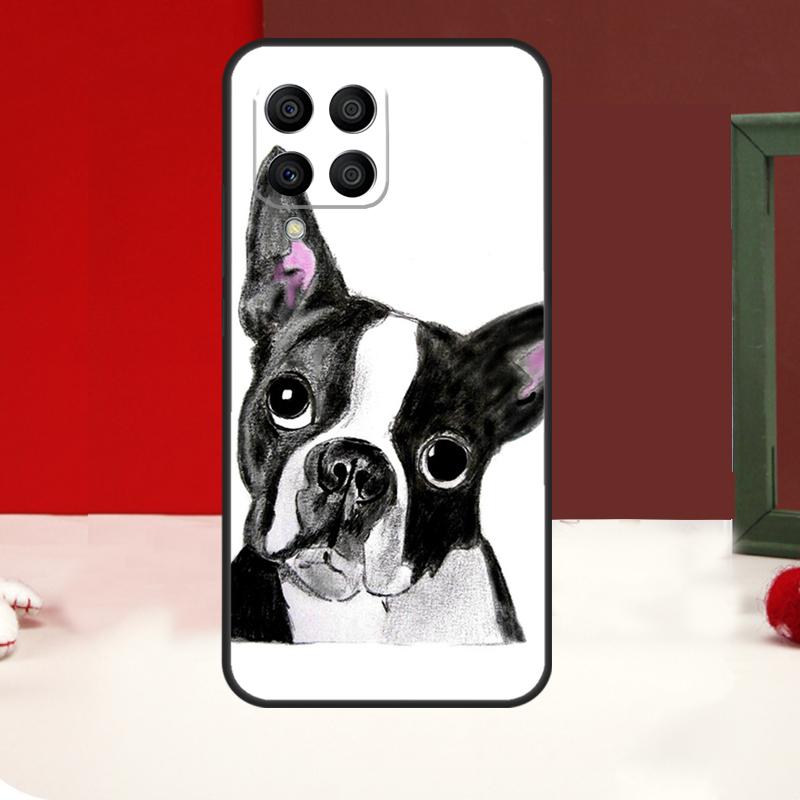 

Boston Terrier Dog Case For Samsung Galaxy M14 M34 M54 M13 M53 M56 M52 M32 M16 M11 M21 M31 M35 M12 M15 M36 M55 Samsung M52 5G