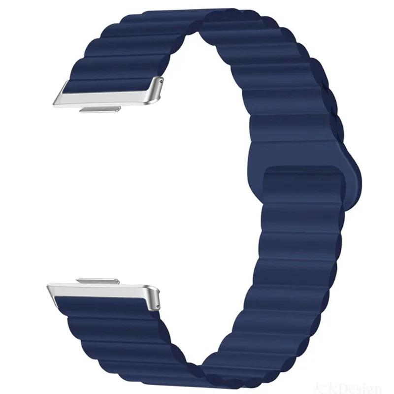 Silicone Sport Watchband For Huawei Watch Fit 4 Fit 4Pro Fit 3 Magnetic Loop Bracelet For Huawei Watch Fit3 Smartwatch Wristband