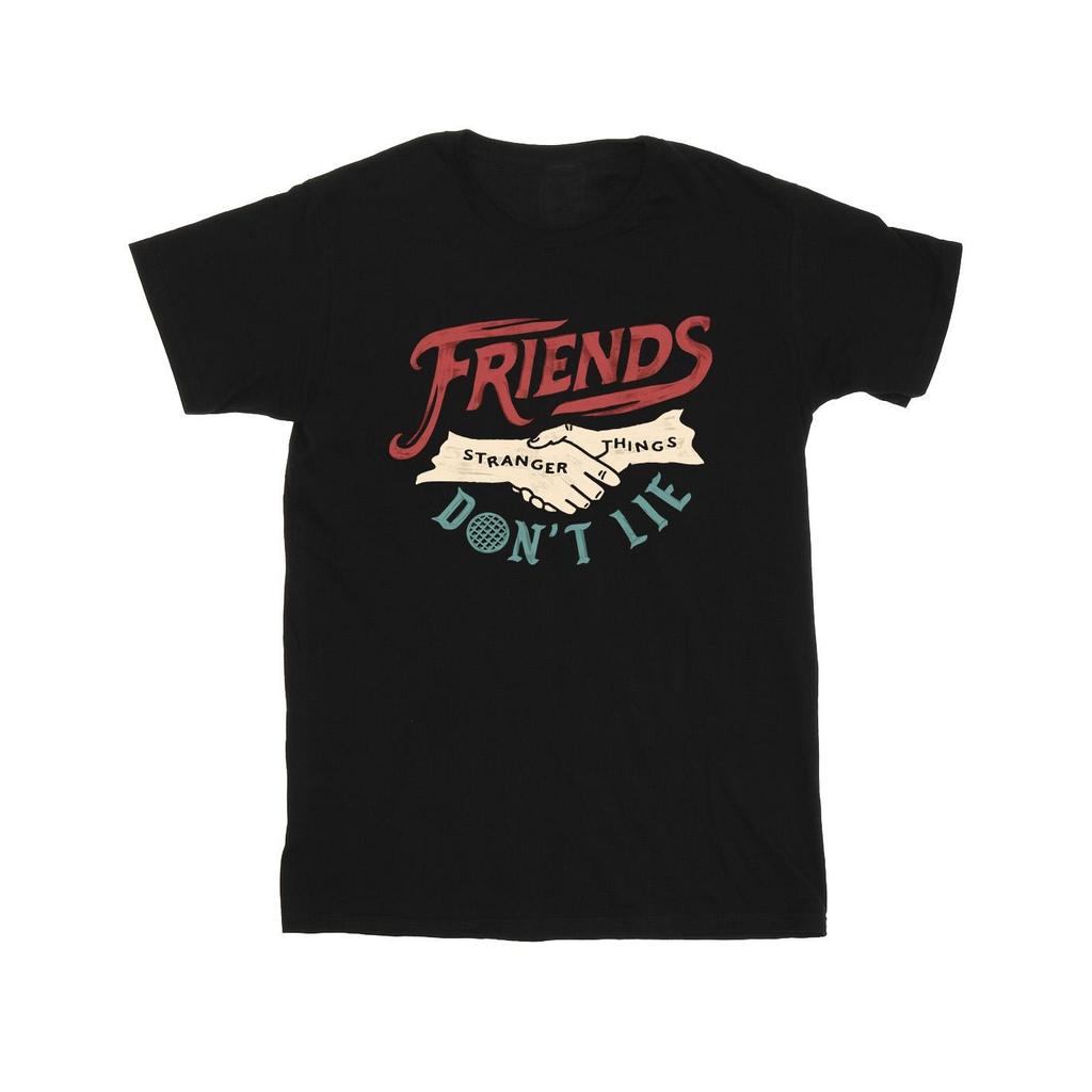 Netflix Mens Stranger Things Friends Don´t Lie Hands T-Shirt