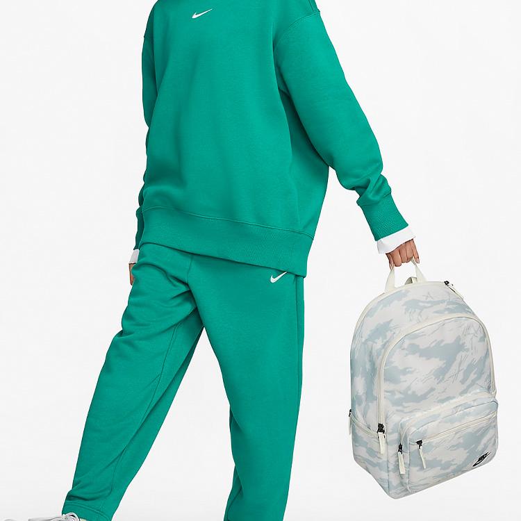 Nike Heritage Polyester Backpack Regular Unisex White Gray DQ5931-133