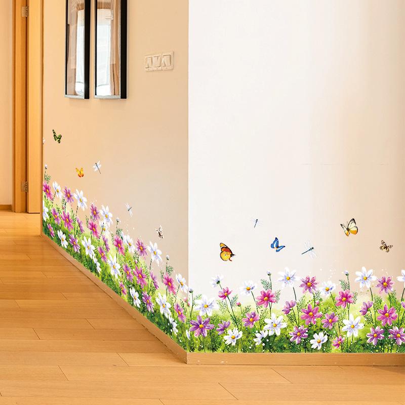 Chaser Living Room Bedroom Wall Sticker Wall Decoration PVC Self-adhesive Wall Sticker Wall Waterproof