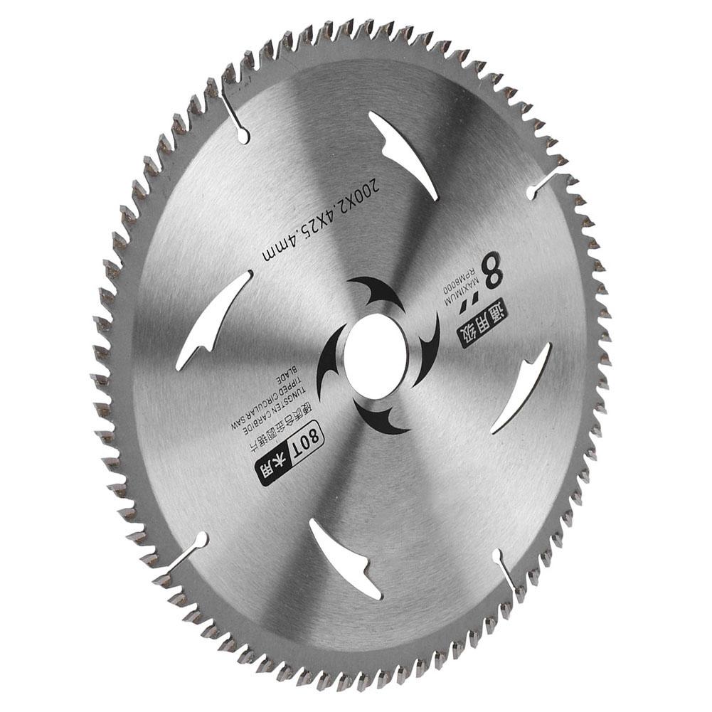 Circular Saw Blade Carbide Wood Chipboard Plywood Cutting Disc Woodworking 8 inch80T