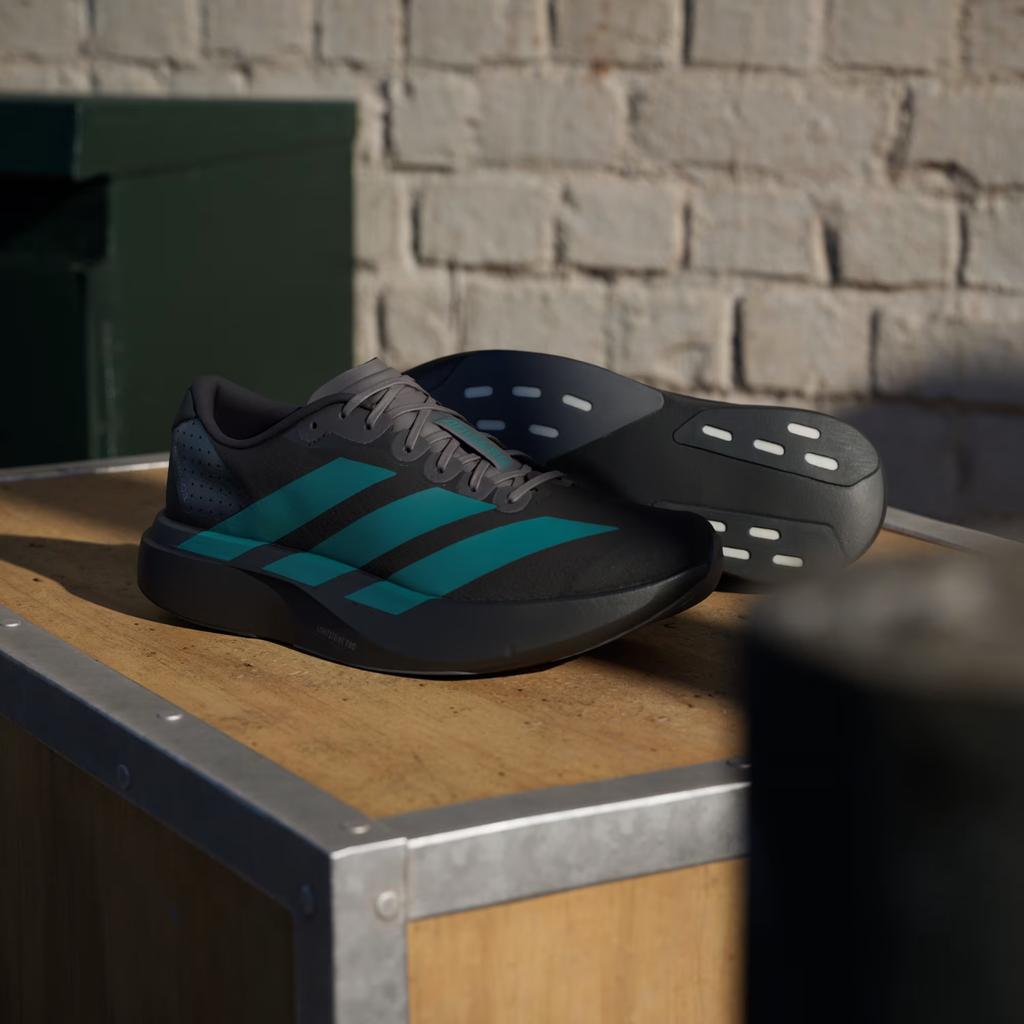 JS4488 Adidas Adizero Evo SL Core Black Pure Teal Grey Four (Men's)