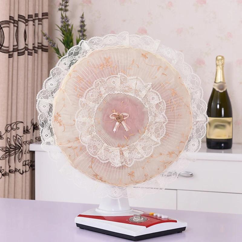 Electric Fan Lace Cover Fan Safety Protective Covers Dustproof Floor-Standing/Desktop Fans Accessories Baby Kid Finger Protector