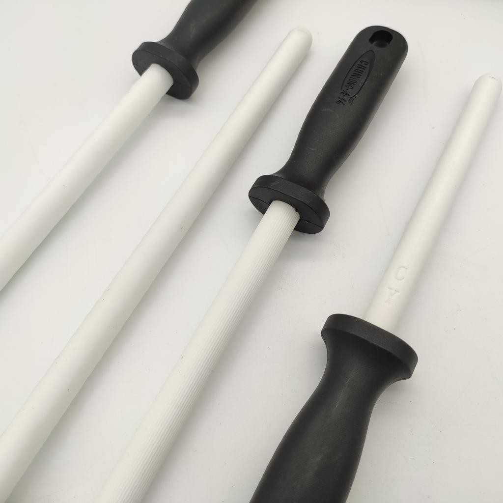 8-12inch Ceramic Sharpening Rod Stick Sharpener Stone Tool For Kitchen Knife Scissors