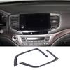 Carbon Fiber Center Console Air Vent Frame Sticker For Honda Pilot 2016-