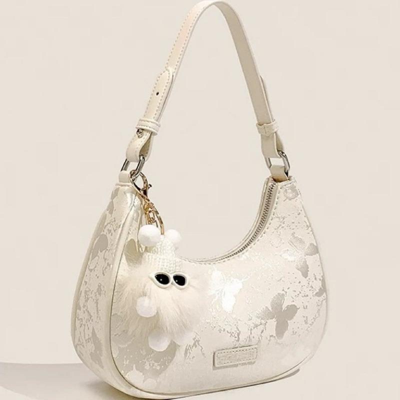 Niche Design Crescent-shaped Bag, Fashionable Commuting Underarm Bag, Single-shoulder Crossbody Bag