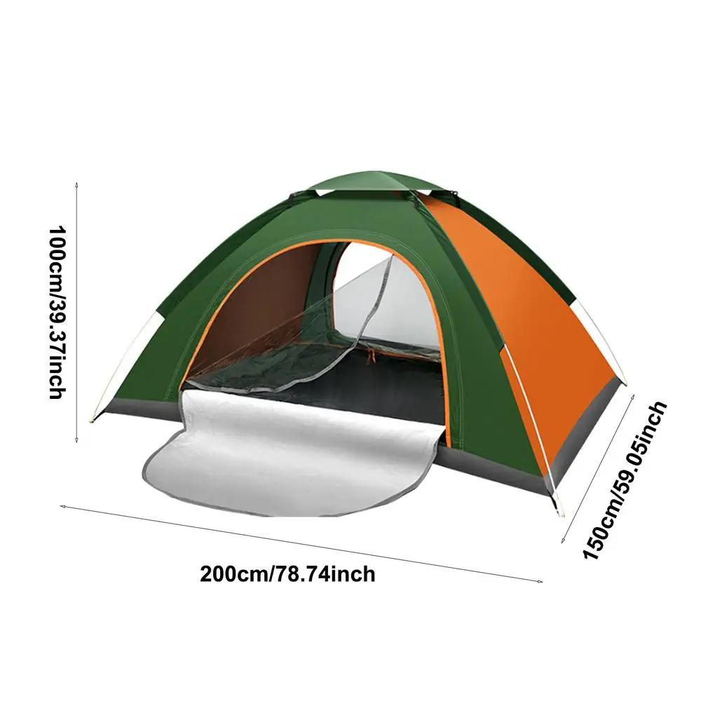 Portable Travel Camping Tent Waterproof Pop Up Automatic Sun shade for 2 to 3 Person garden beach tent Fishing Camping supplies