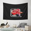 "Basketball Player Bulls NBA Poster Design" Pattern Wall Hanging Tapestry Decorative Tapestry Home Decor for Bedroom and Living Room